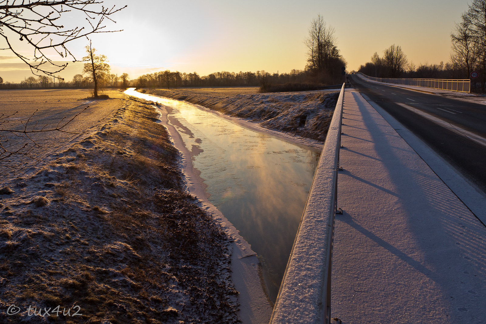 Stadt, Land, Fluss