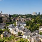 Stadt Luxemburg mit Blick auf den Bockfelsen und Kasematten