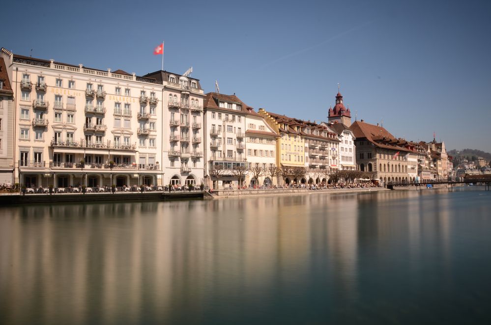 Stadt Luzern im Frühling 2