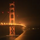 Stadt-Magnet: Golden Gate Bridge bei Nacht 1