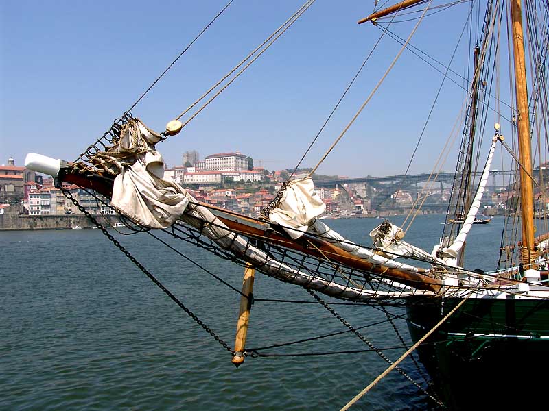 Stadt Porto am Fluss Douro