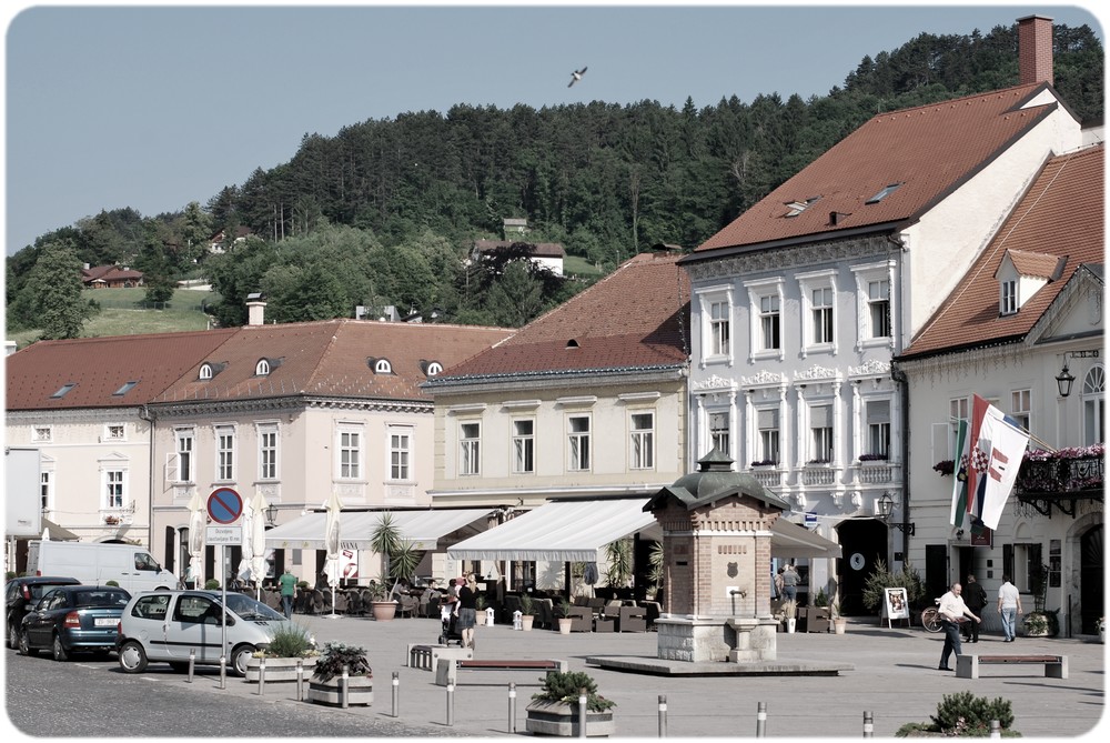 Stadt-Postkarte