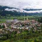 Stadt Trieben im Herbst