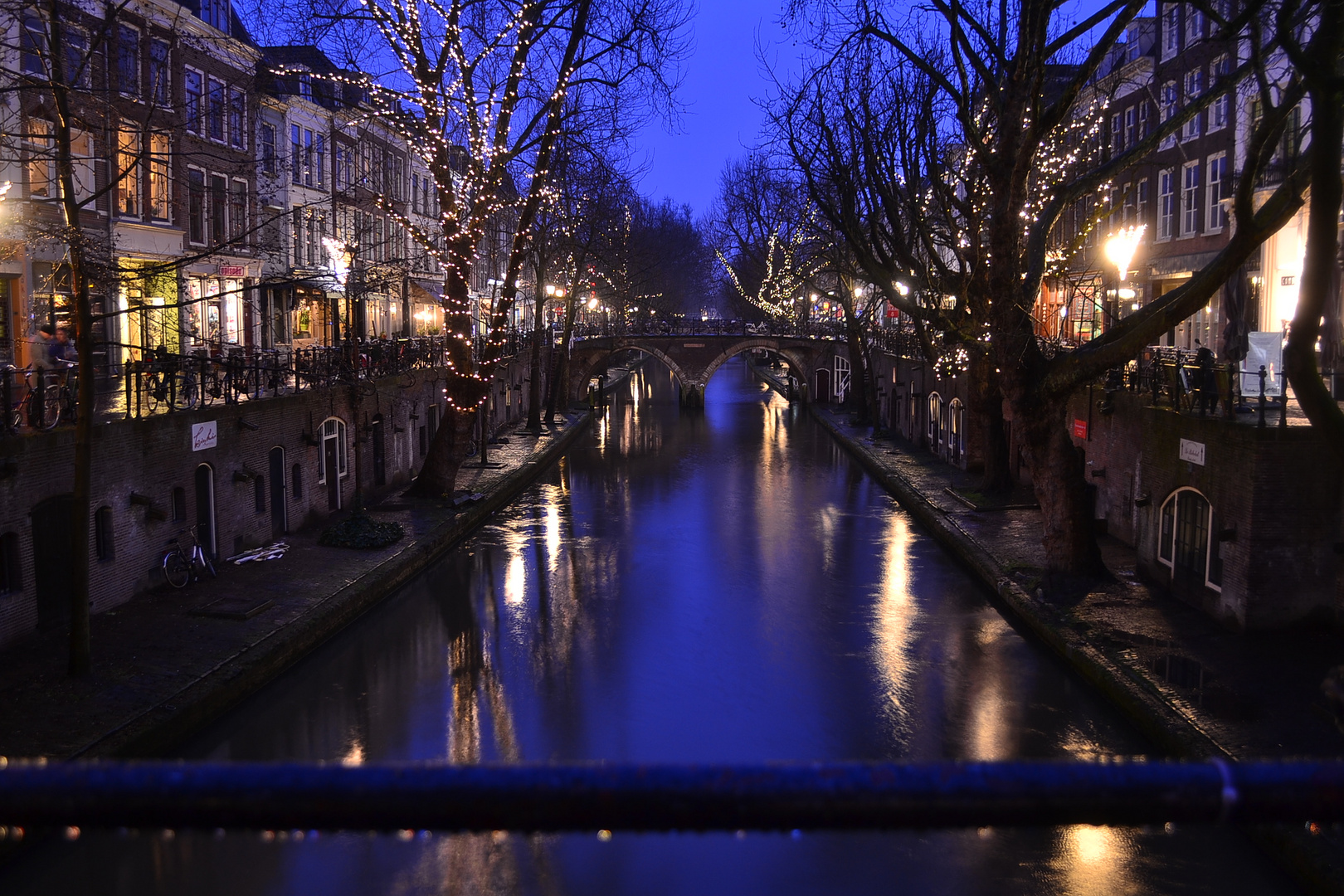 Stadt Urecht Jaarbeus Kanal Nachts Februar 16 Foto Bild World Netherlands Europe Bilder Auf Fotocommunity