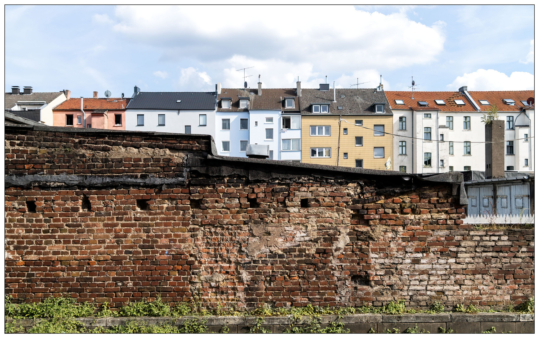 Stadt von Hinten