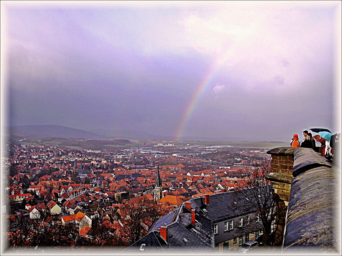 Stadt Wernigerode im Harz /Deutschland