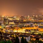 Stadt Zürich bei Nacht