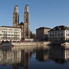 Stadt Zürich, Blick auf das Grossmünster