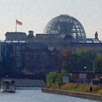 Stadtansicht auf den Bundestag