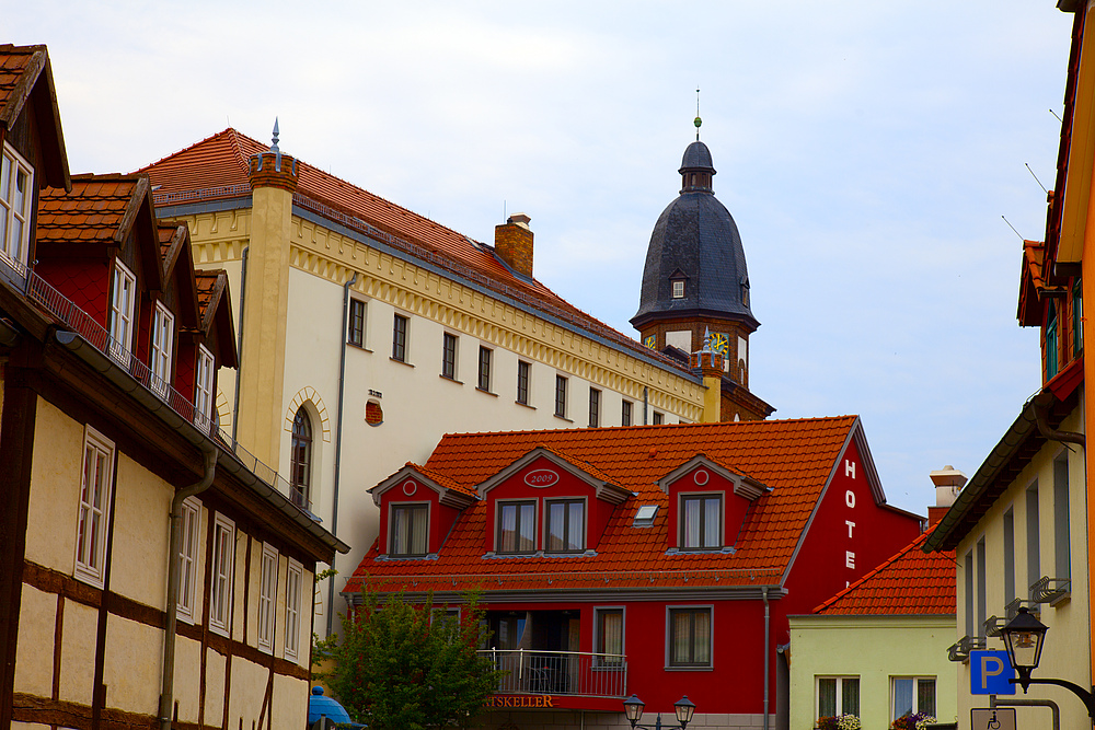 Stadtansicht Detail in Waren (Müritz)