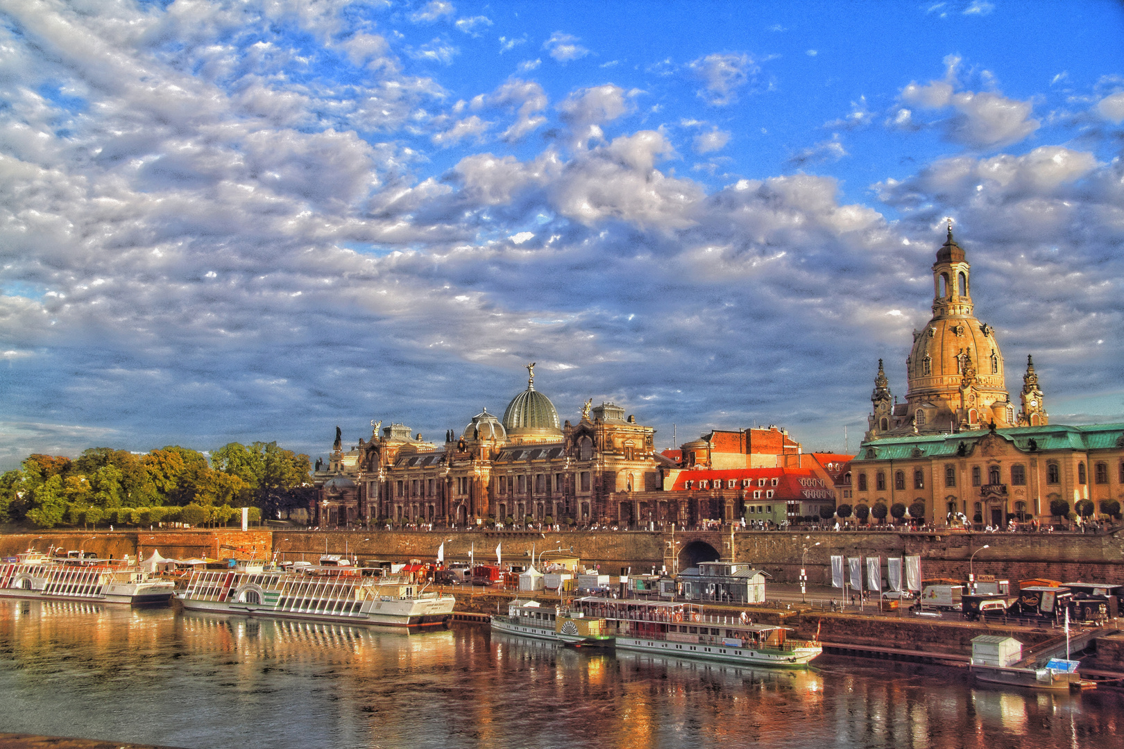 ++ Stadtansicht Dresden, bearbeitet ++ Foto & Bild | deutschland