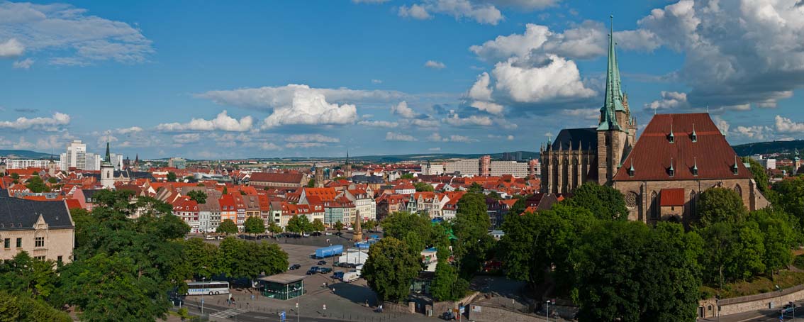 Stadtansicht Erfurt