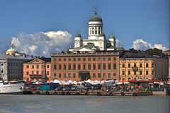 Stadtansicht Helsinki am Hafen