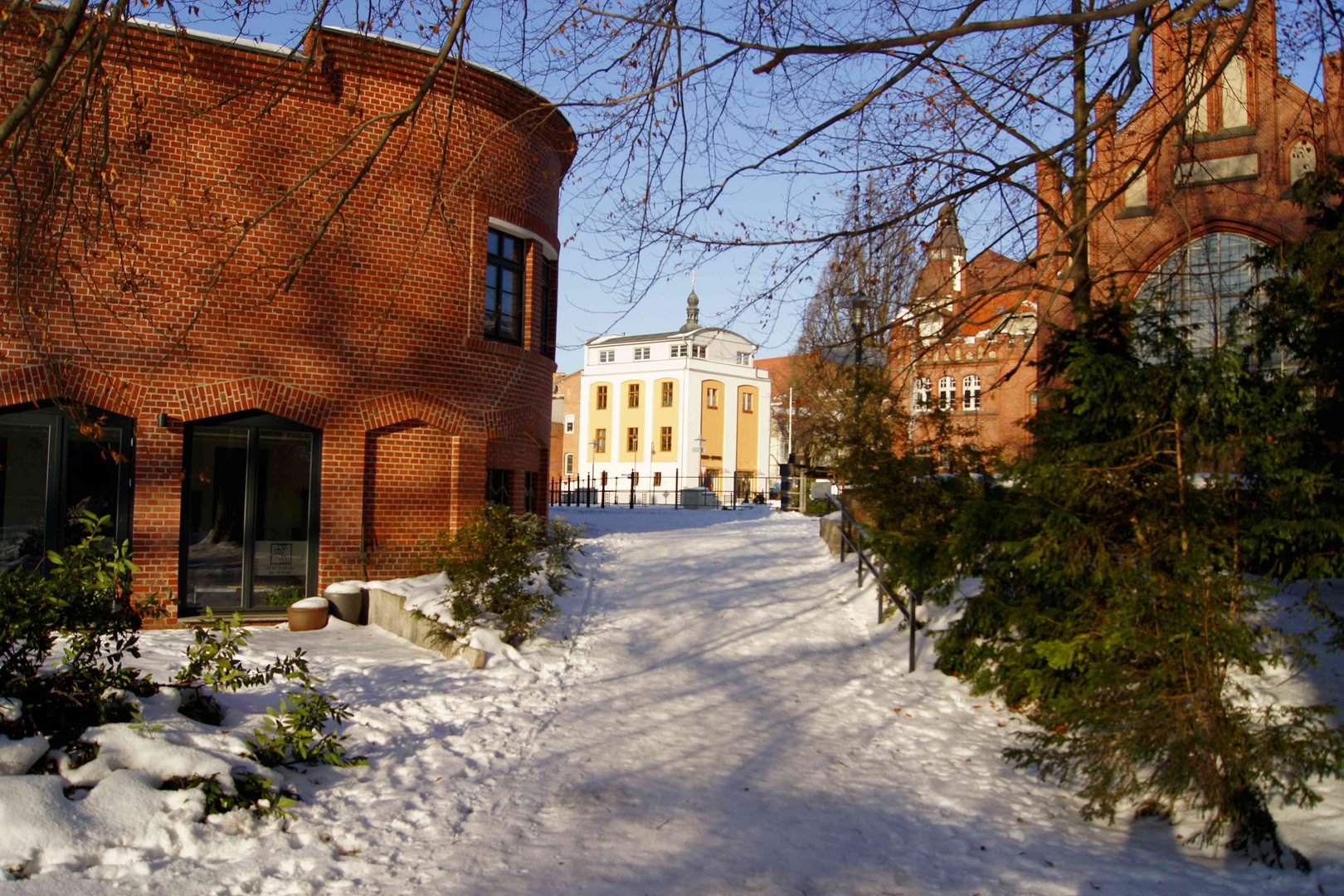 stadtansicht im winter