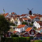 Stadtansicht mit Windmühle