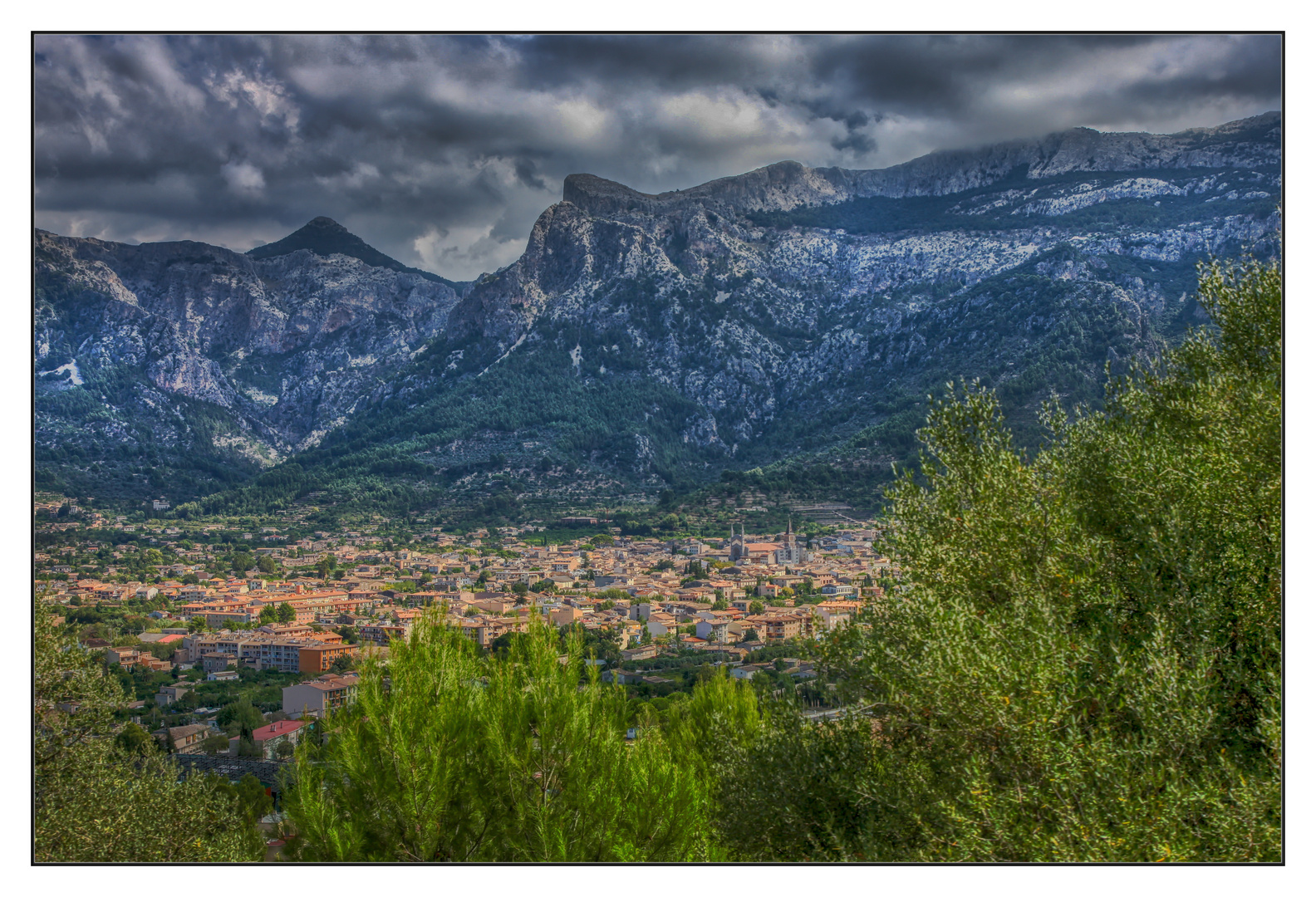 Stadtansicht Soller Mallorca