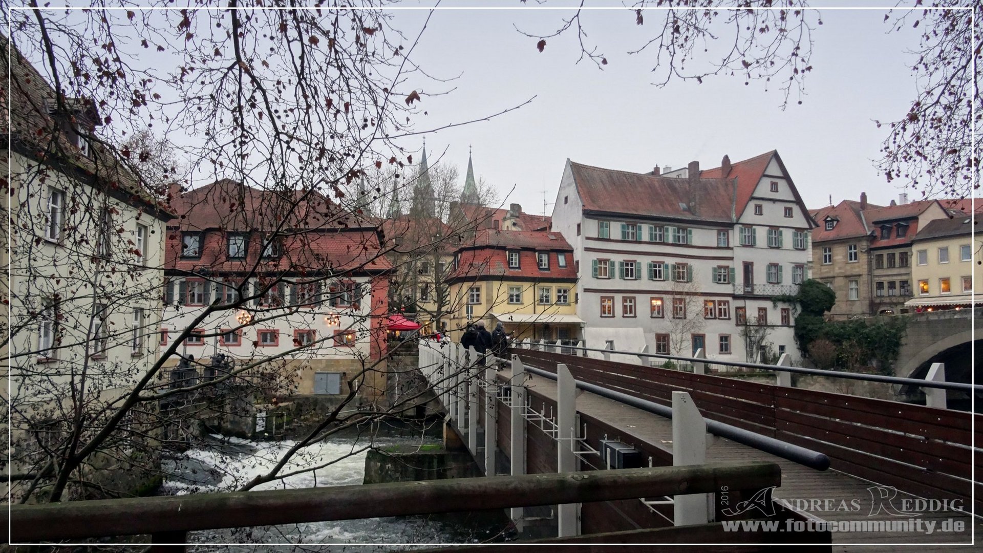 Stadtansicht von Bamberg/Franken - 17.Dezember 2016