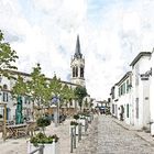 stadtansicht von La Couarde Ile de Re frankreich