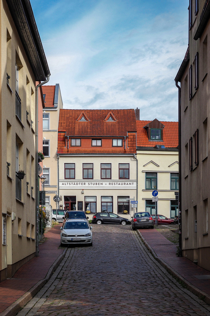 Stadtansicht von Rostock: Am Bliesathsberg