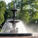 Stadtansichten Jönköping: Brunnen am Rathauspark