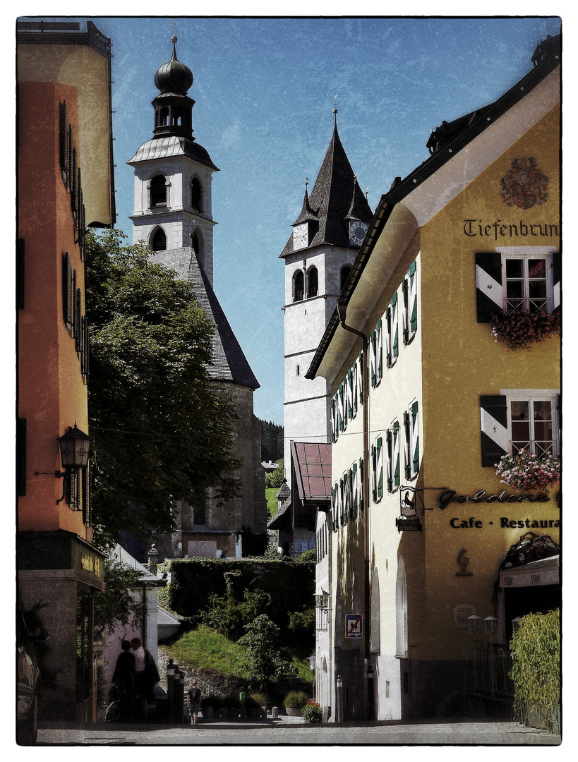 Stadtansichten von Kitzbühel