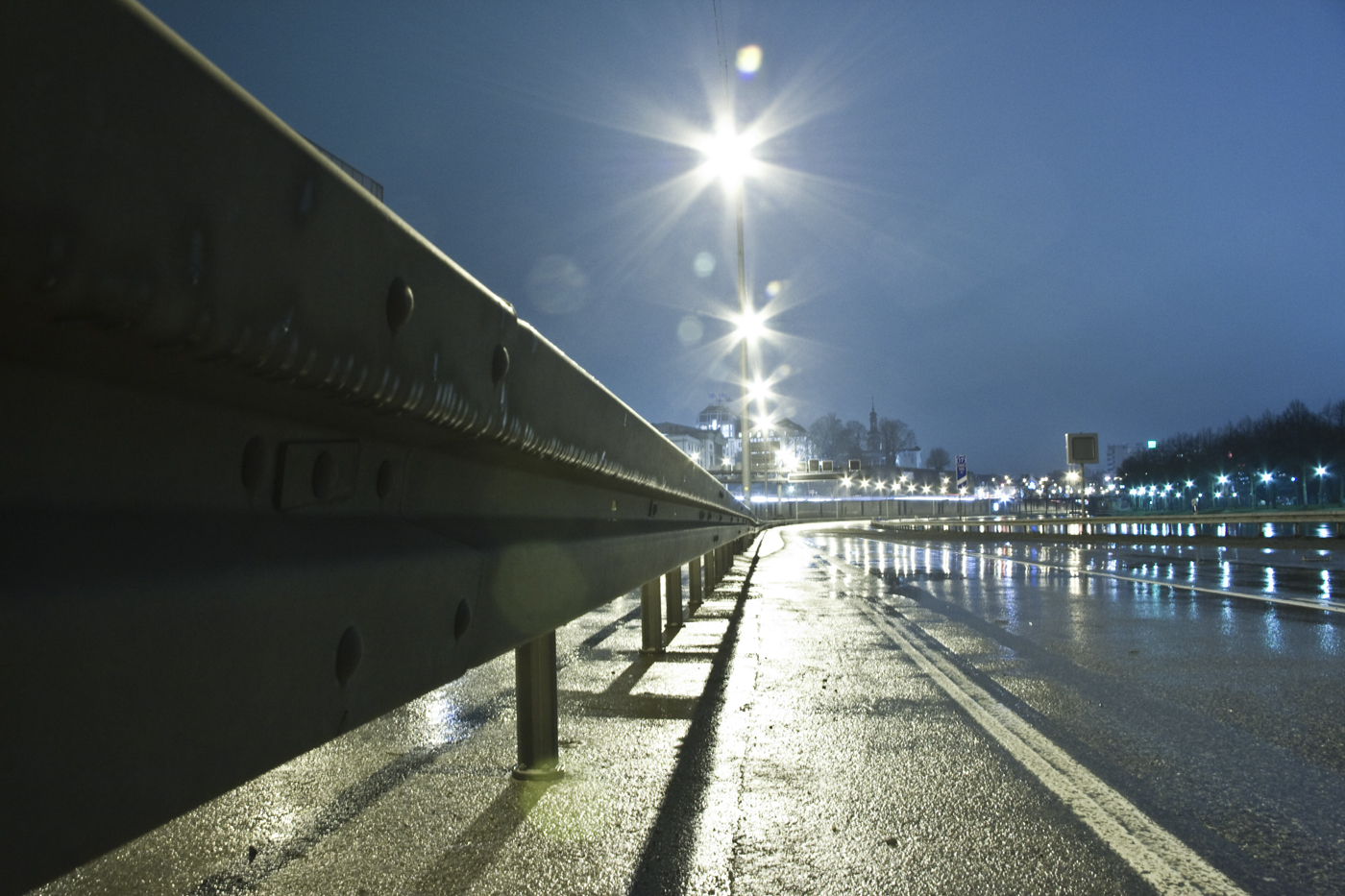 Stadtautobahn Saarbrücken - Dezember 2010