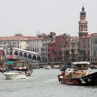 Stadtautobahn von Venedig, der Canal Grande