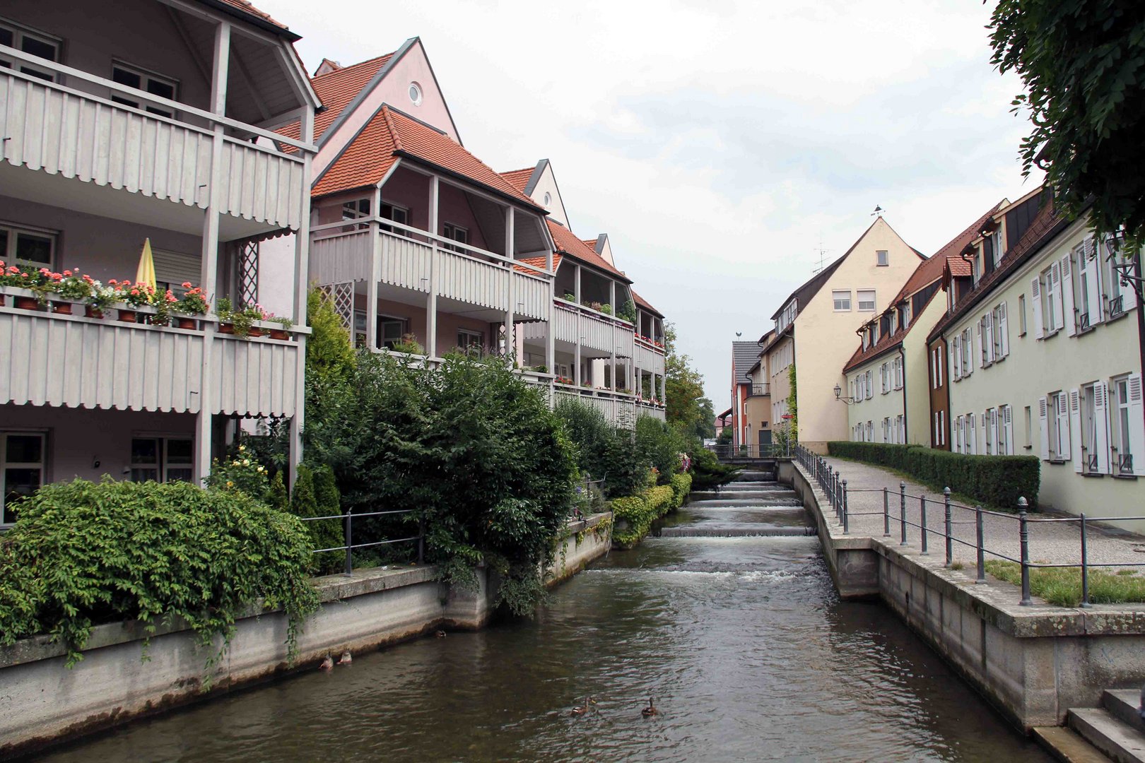 Stadtbach in der Memminger Inenstadt