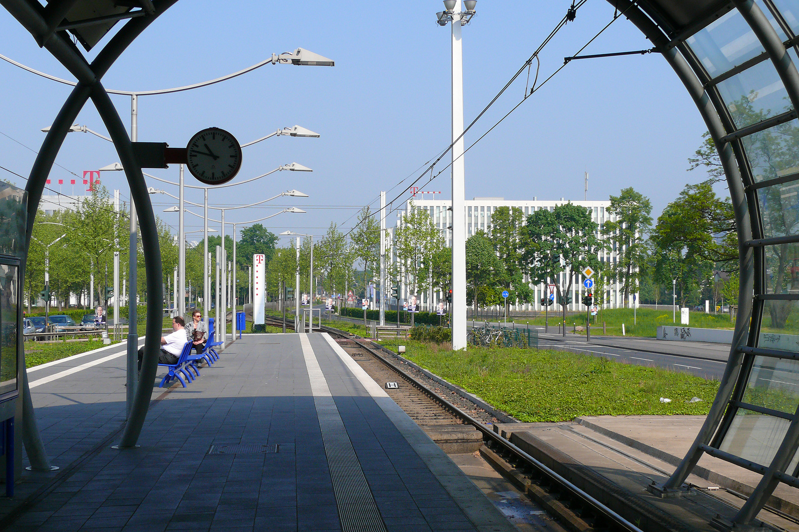 Stadtbahn-Haltestelle in Bonn