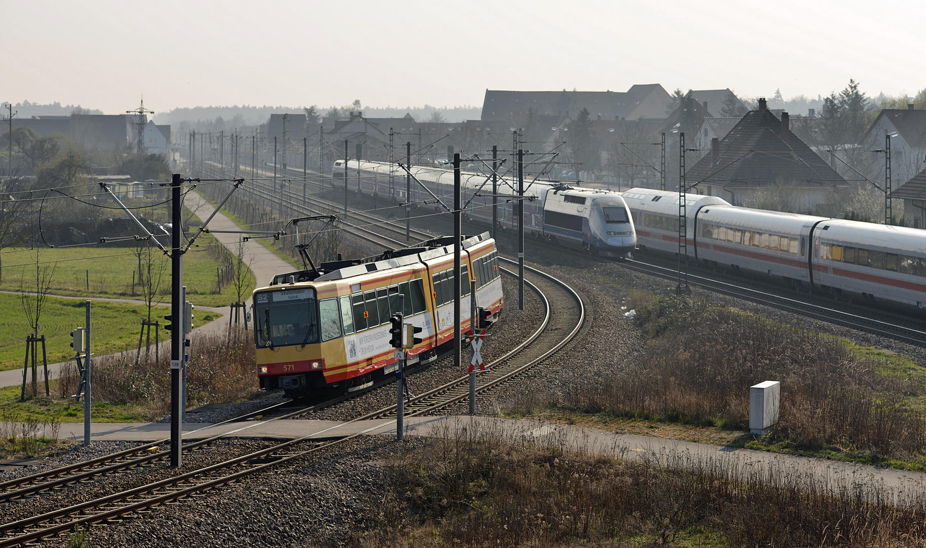 Stadtbahn, TGV und ICE