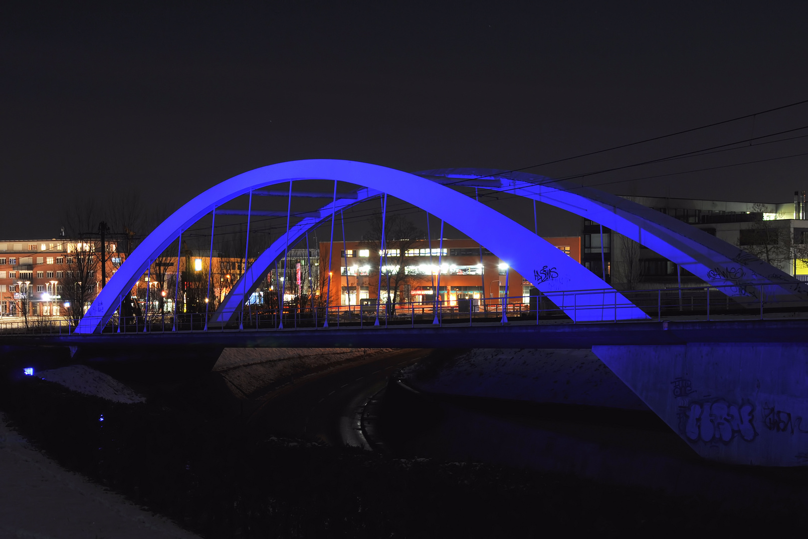 Stadtbahnbrücke ohne Durchfahrt