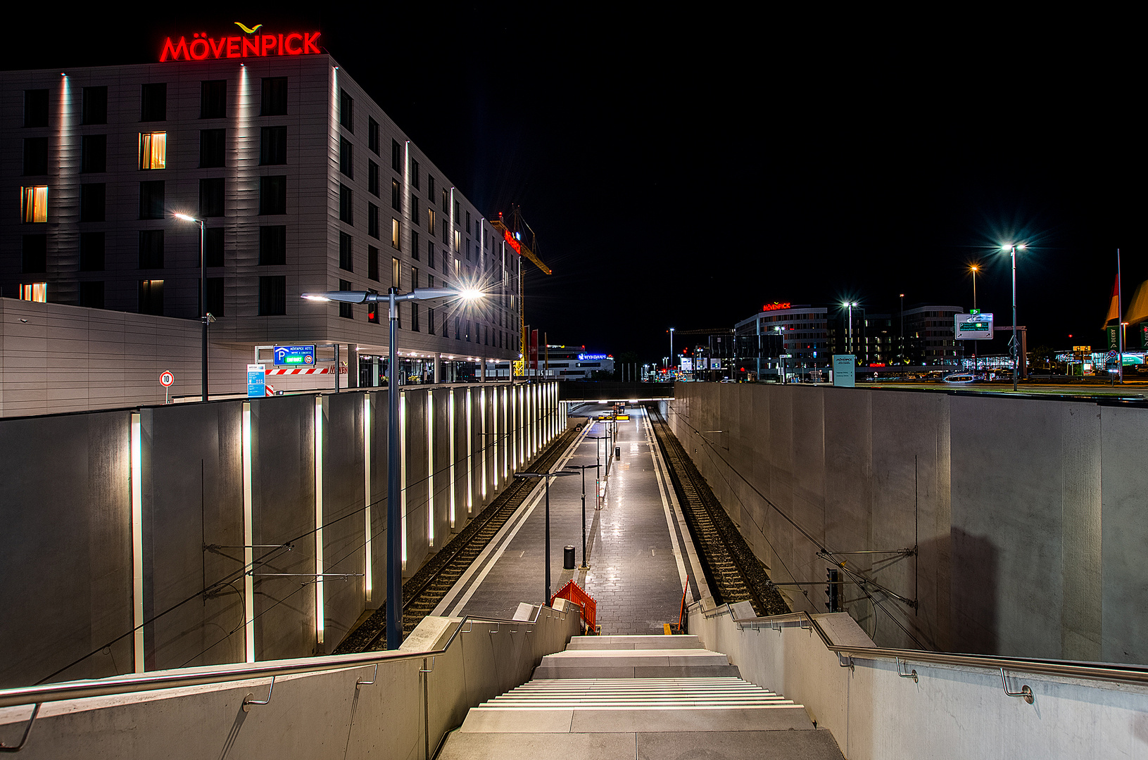 Stadtbahnhaltestelle Flughafen/Messe