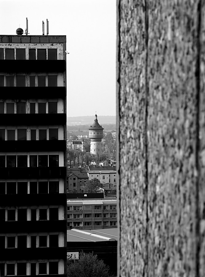 Stadtbauliche Gegensätze in Halle