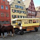 Stadtbesichtigung in Dinkelsbühl auf dem Planwagen