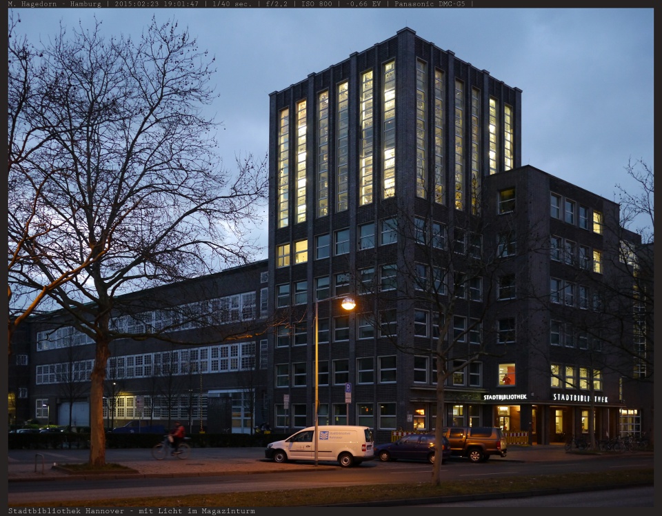 Stadtbibliothek Hannover, Magzinturm (BJ 1931)