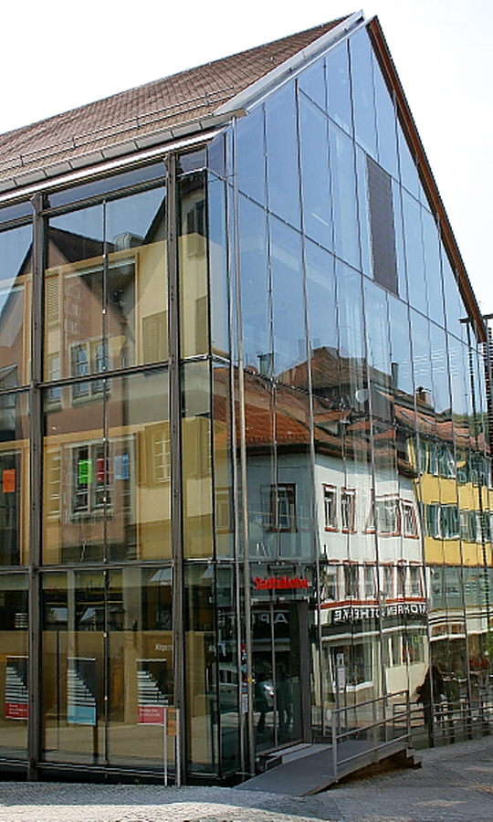 Stadtbibliothek im Glashaus
