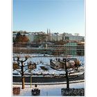 Stadtbild 56 ... schweben thru the Bayerwerk (a Wuppertaler winter scene)