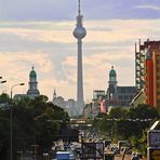 Stadtbild / Cityscape - Berlin, Frankfurter Allee, Frankfurter Tor und Fernsehturm