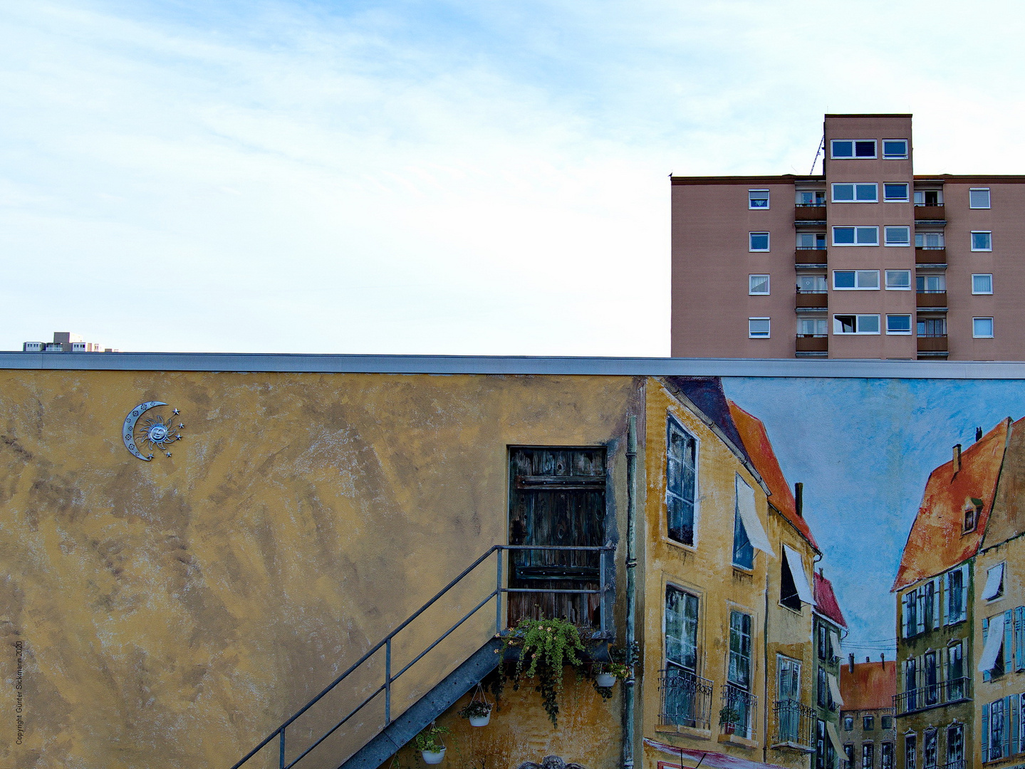 Stadtbild -wie gemalt.