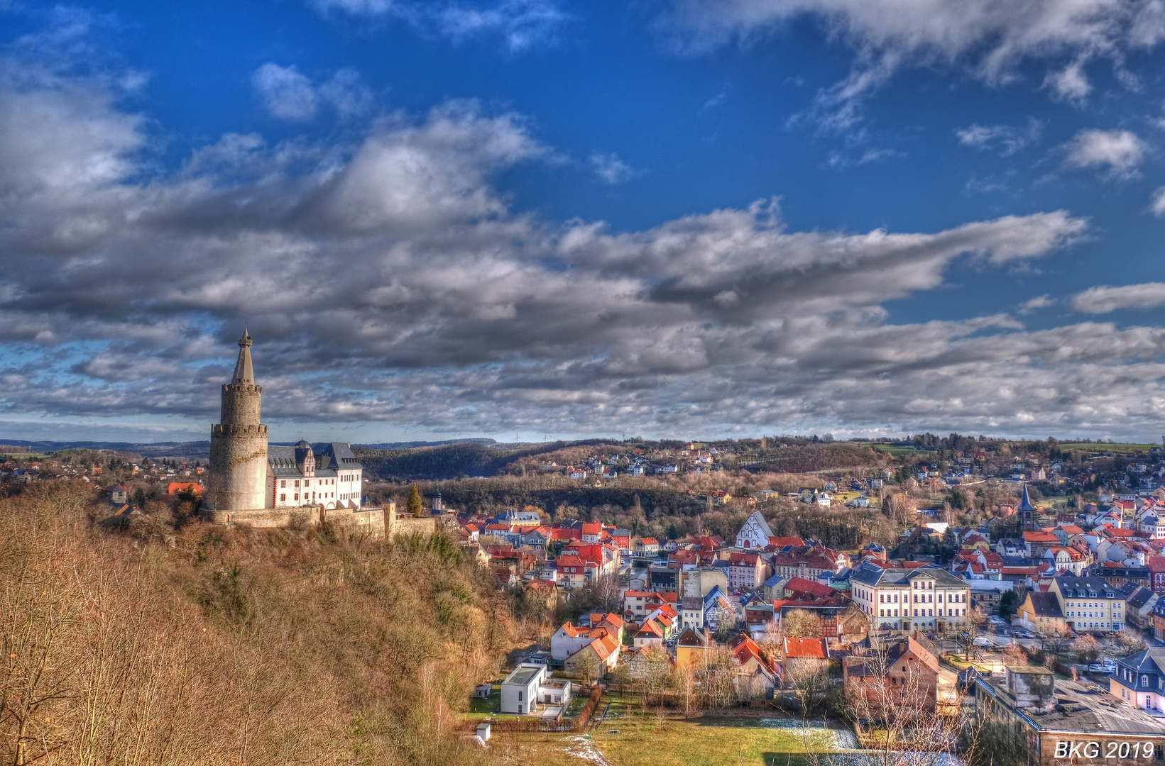 Stadtblick auf Weida / Thüringen 