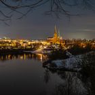 Stadtblick über den Kreidebergsee