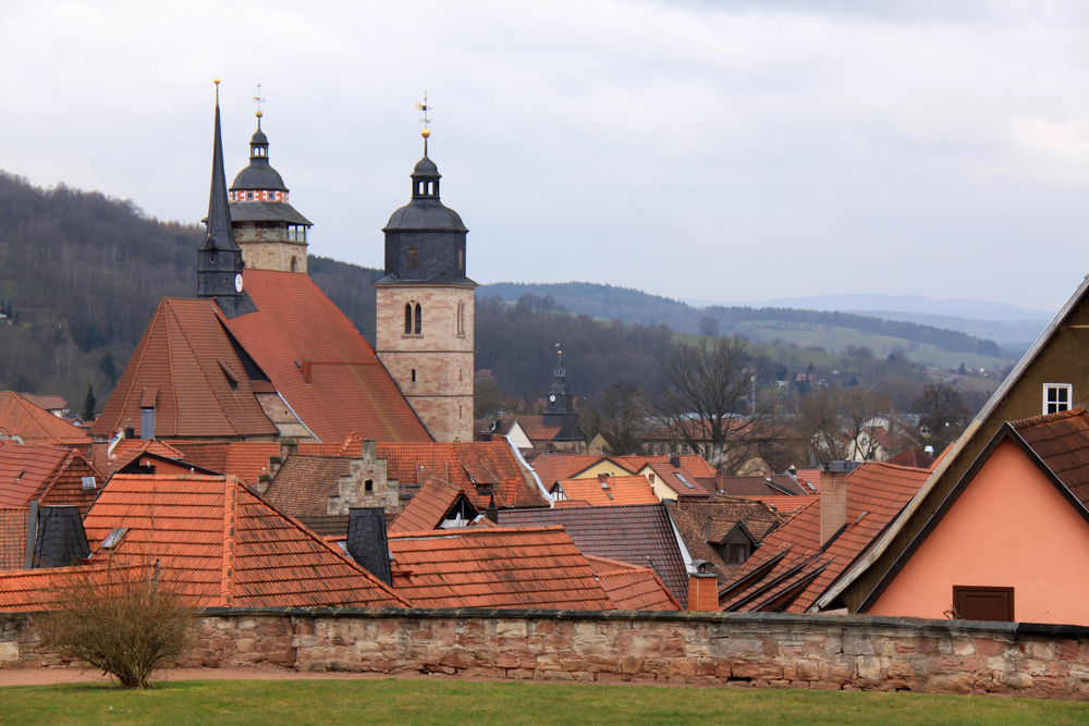 Stadtblick vom Schloss Wilhelmsburg