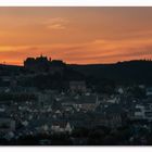 Stadtblick zum Sonnenuntergang