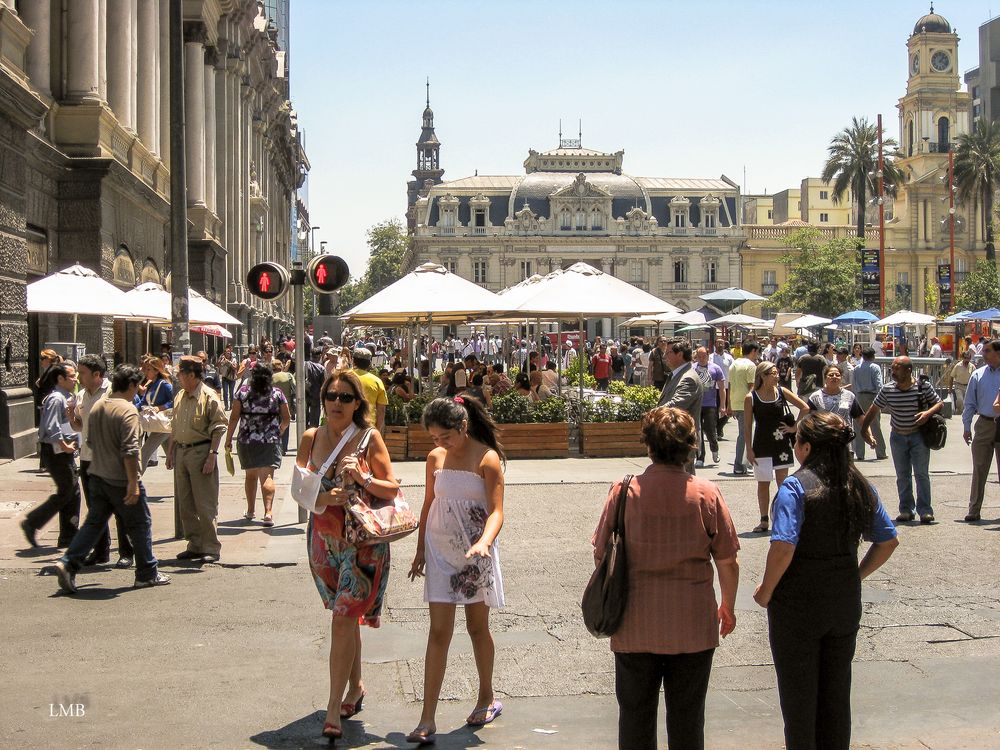 Stadtbummel durch das heiße Santiago