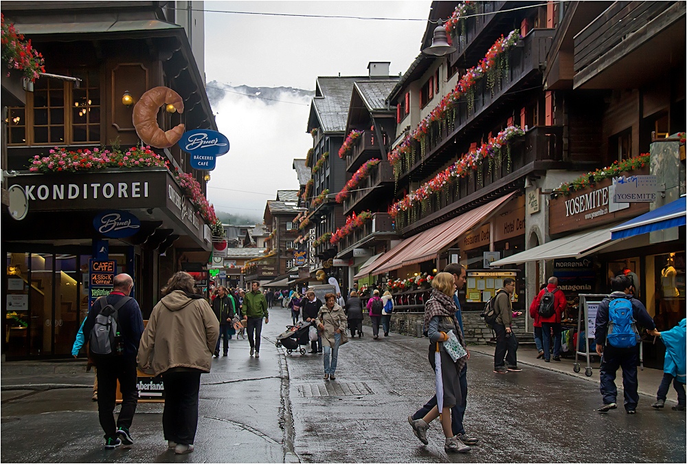 stadtbummel durch zermatt