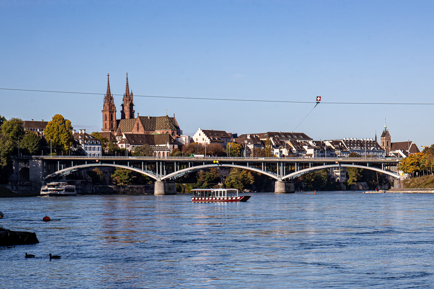 Stadtbummel in Basel am Rhein