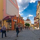 Stadtbummel in Hirschberg (Jelina Góra), Polen ....  