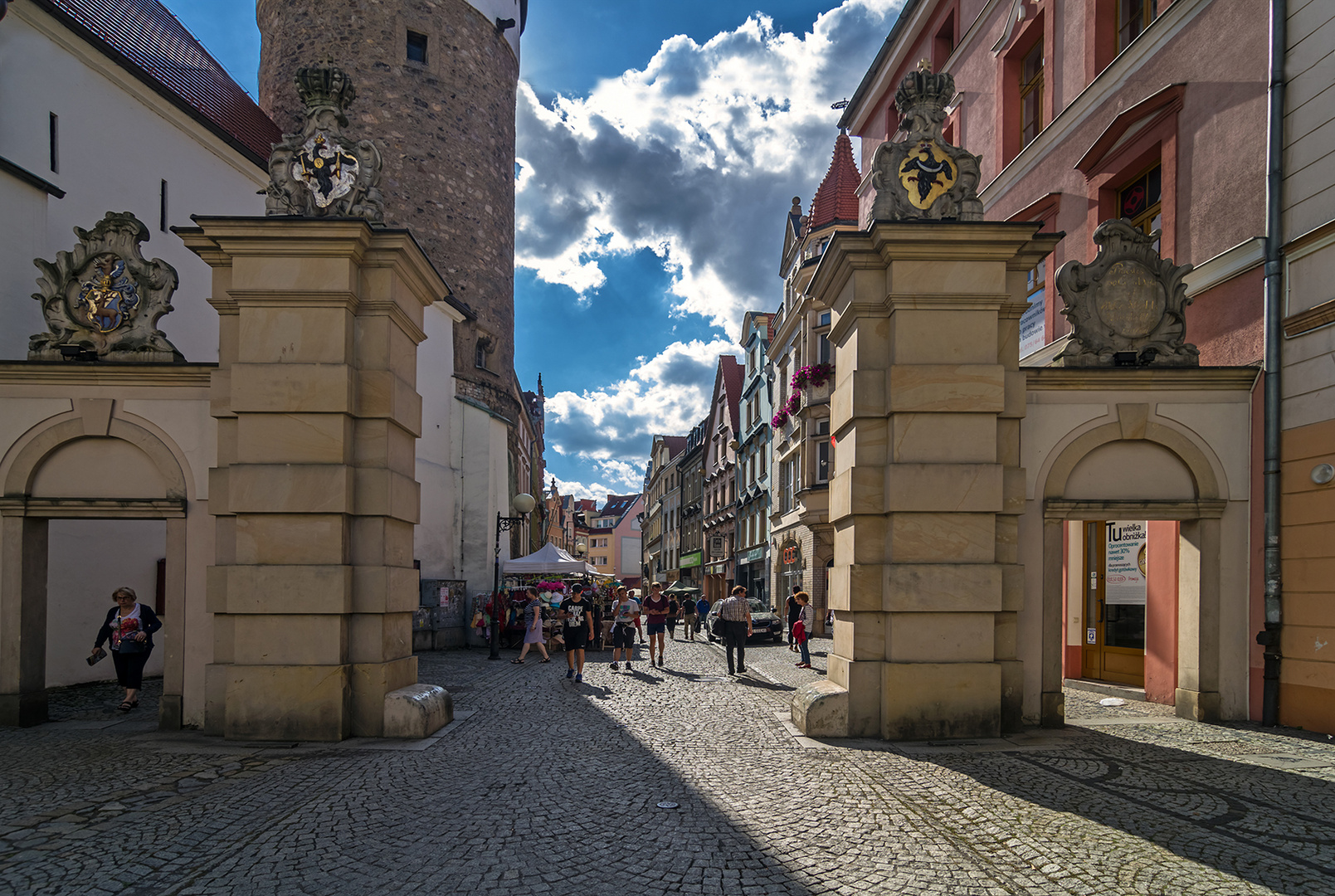 Stadtbummel in Hirschberg (Jelina Góra), Polen ...