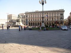 Stadtbummel in Milano. Gleich geht der Flieger.