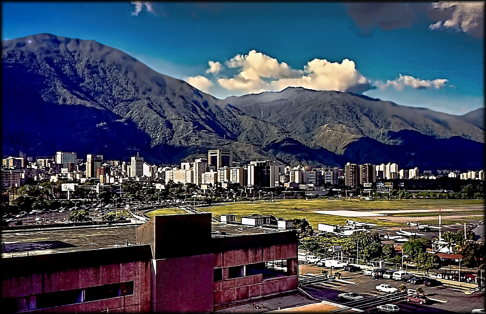 Stadtflughafen in Caracas ...